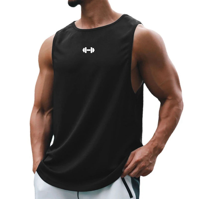 Summer Men's Gym Tank Top Fitness Training Clothing Quick-drying Loose Bodybuilding Sleeveless Shirt Men Fashion Basketball Vest TAVEN System LLC