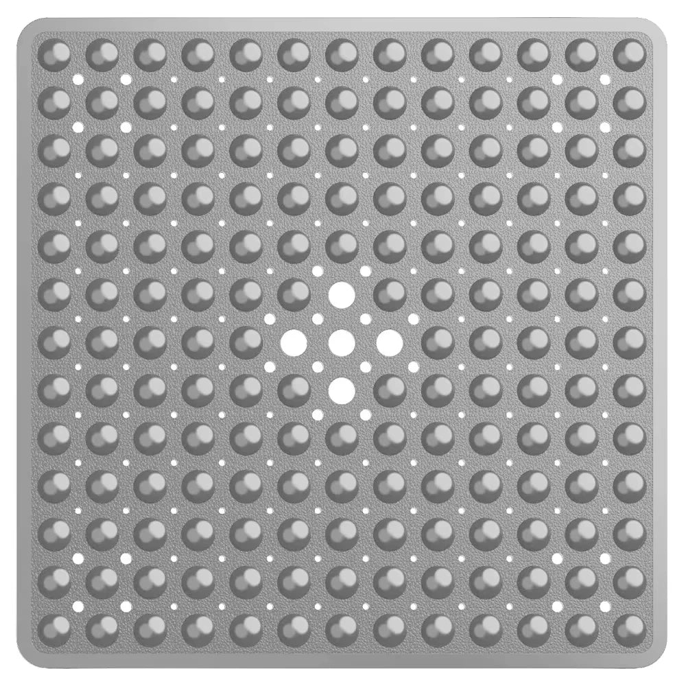 53x53cm Non Slip Shower Mat for Inside Shower Stall Mats for Bathroom Floor, Soft Bath Mat for Bathtubs with Big Suction Cups TAVEN System LLC