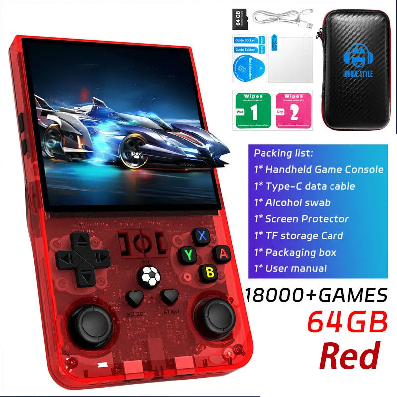 AISLPC R36Max Retro Handheld Game Console 4.0 Inch 64G/18000+ Games ship from US TAVEN System LLC