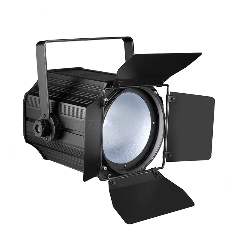 200W COB LED Par Light with Barn Doors  DMX512 Strobe Warm White Cold White Dj Wash Beam Effect Stage Lighting TAVEN System LLC