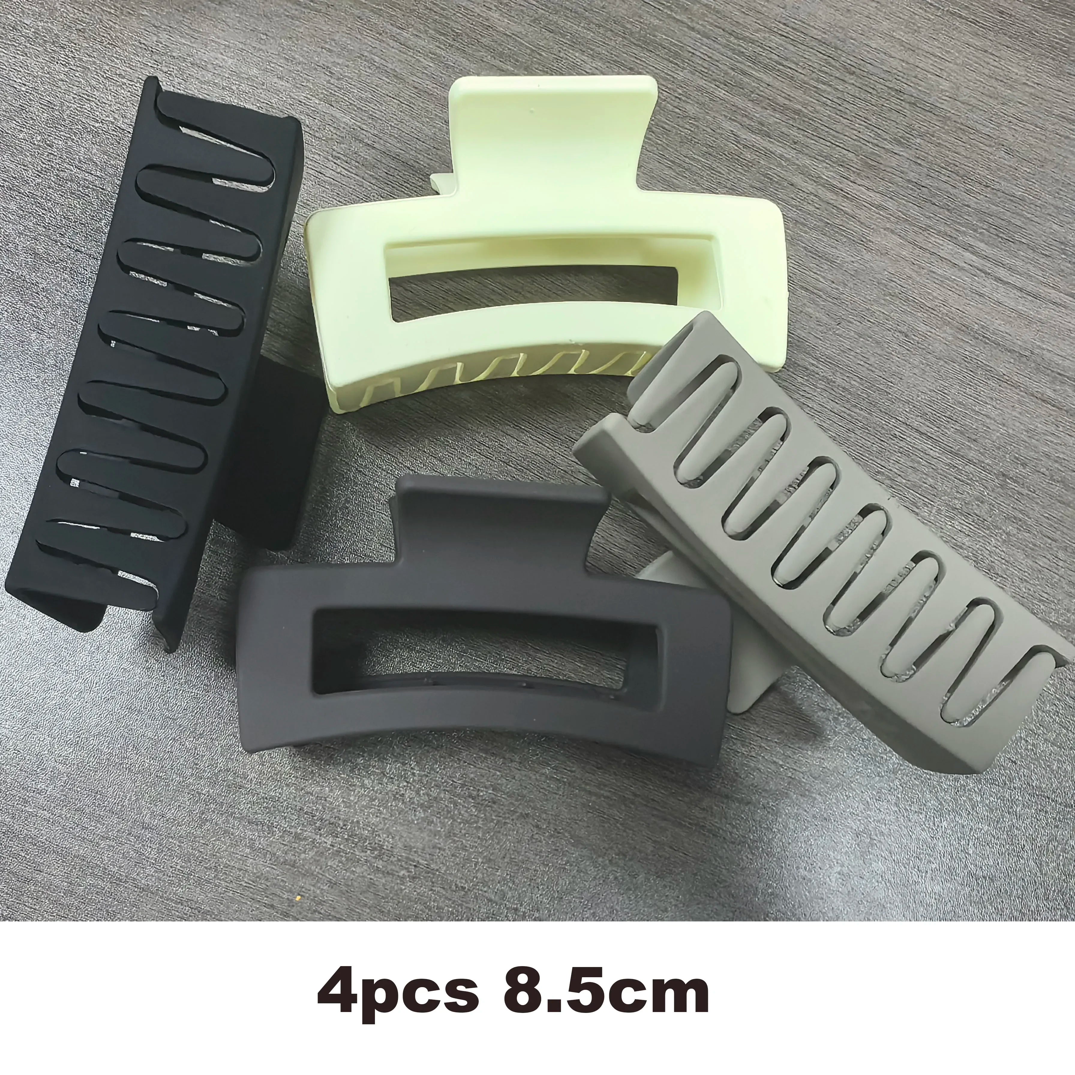 ‌4pcs Shark Jaw Hair Claw Clips | Extra-Large Non-Slip Hold for Thick Hair | Solid Color Hair Accessories Set, Ponytail Tools TAVEN System LLC