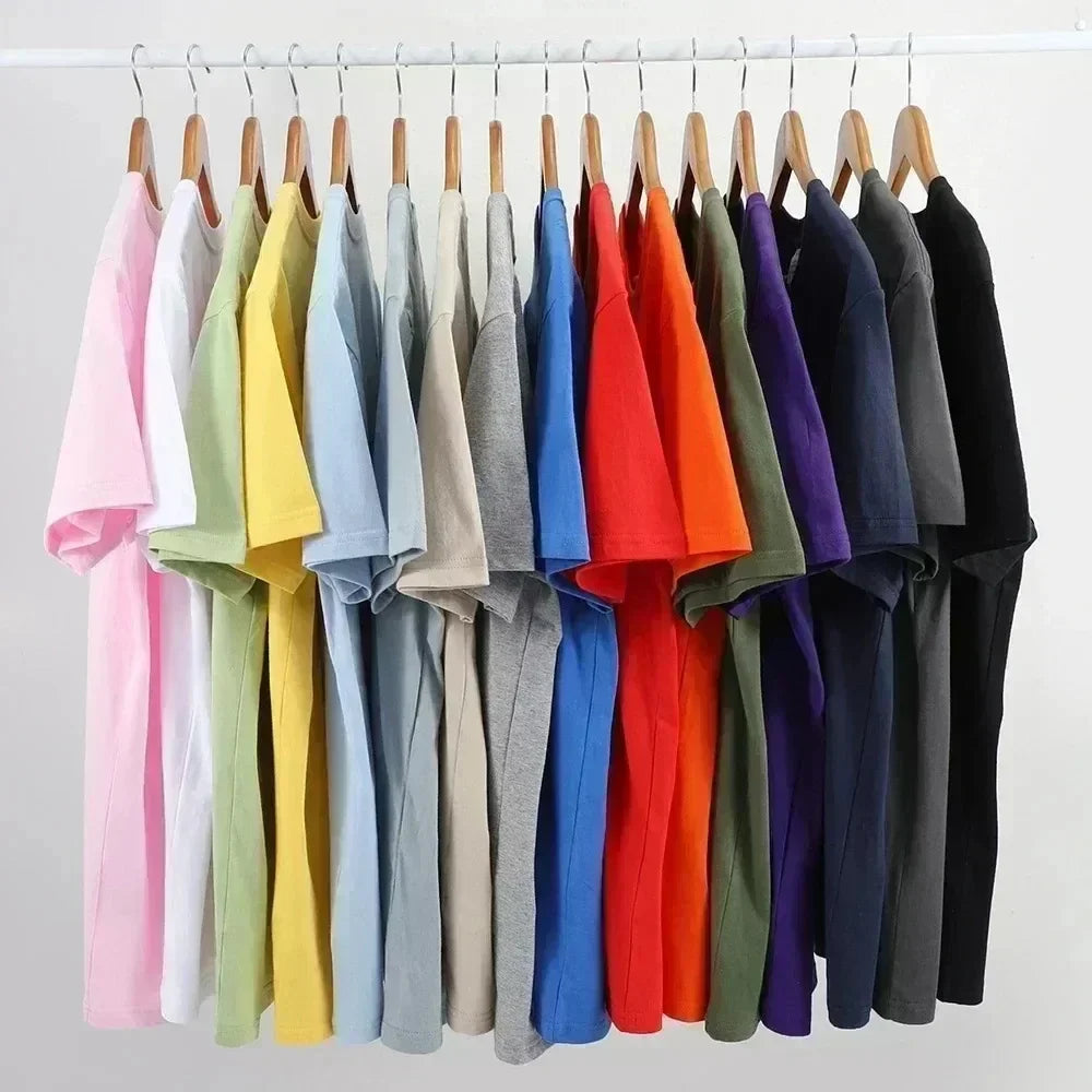 Summer 2026 Hot Men's Short Sleeve T-shirt Round Neck Black Youth Loose Fashion Top TAVEN System LLC