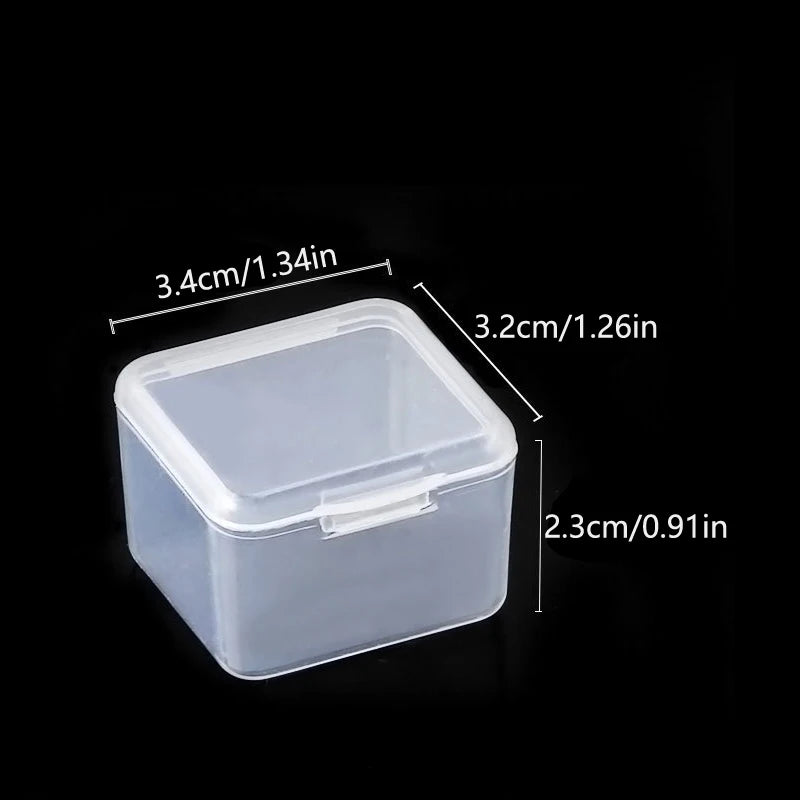 1/6/9/15/30Grids DIY Diamond Jewelry Storage Box Grids Clear Nail Art Rhinestones Tools Beads Display Storage Case Organizer Box TAVEN System LLC