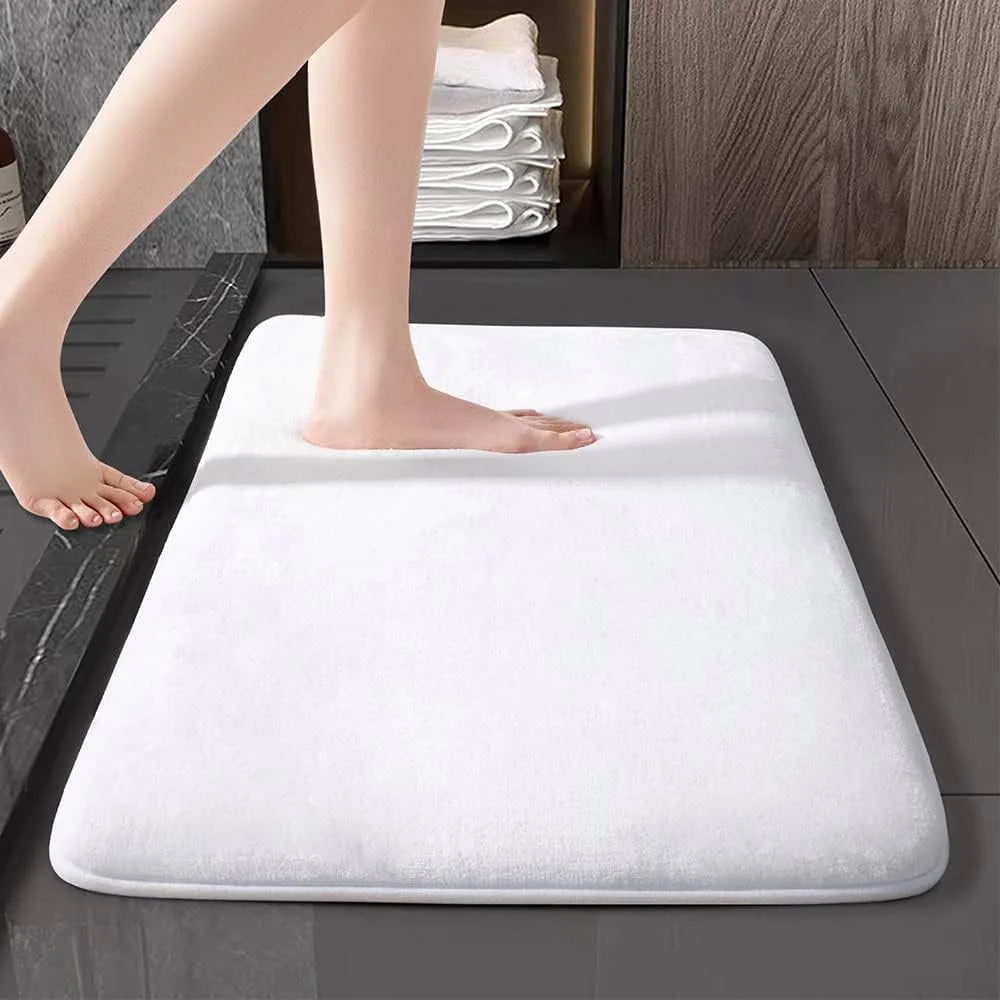 Super absorbent floor mat, super absorbent bath mat, super anti slip coral velvet bathroom floor mat, door mat TAVEN System LLC
