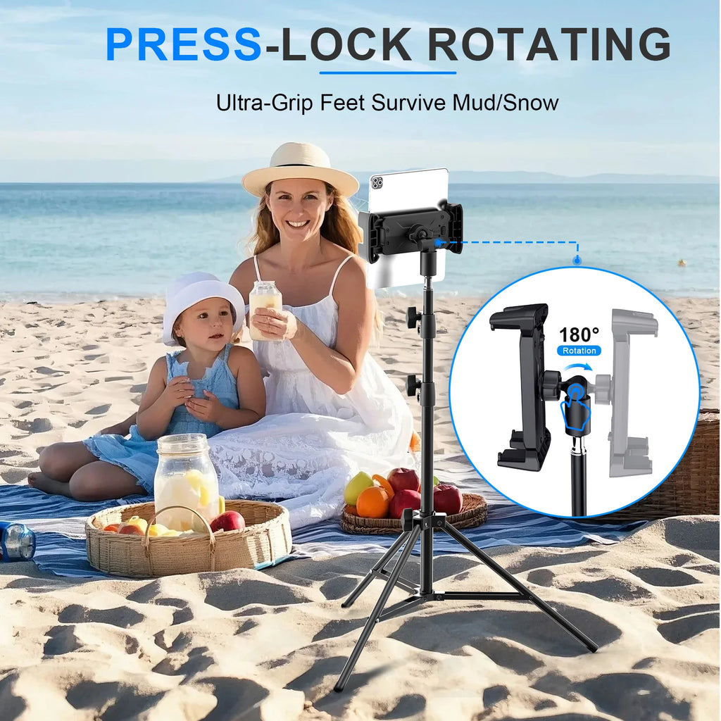 Xnyocn Tripod Floor Tablet Stand Adjustable Holder Mount Support for iPad Air Pro 12.9 Mini Xiaomi 4-13 Inch Lazy Holder Bracket TAVEN System LLC