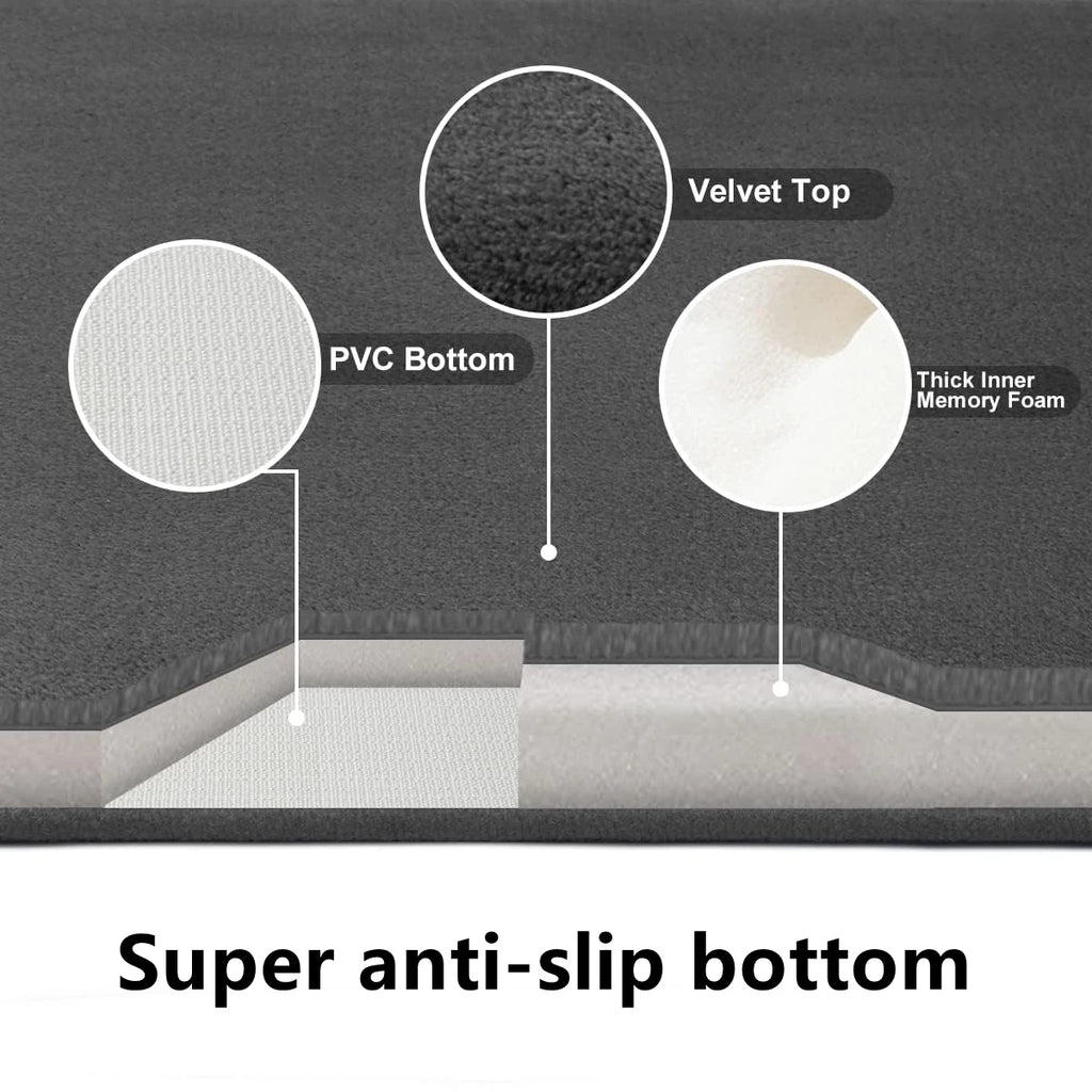 Super absorbent floor mat, super absorbent bath mat, super anti slip coral velvet bathroom floor mat, door mat TAVEN System LLC