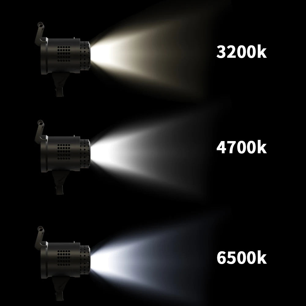 Bowens Video Studio Kit 90/135W 220V Photography Light Dimmable Kit LED Lamp 2m Tripod Flash Studio Lighting 3000-6000K 3 Color TAVEN System LLC