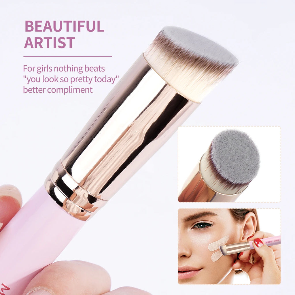 MAANGE 7PCS Makeup Brush Set Foundation Concealer Eyeshadow Makeup Brush for Liquid Cream Soft Dense Cosmetic Makeup Beauty Tool TAVEN System LLC