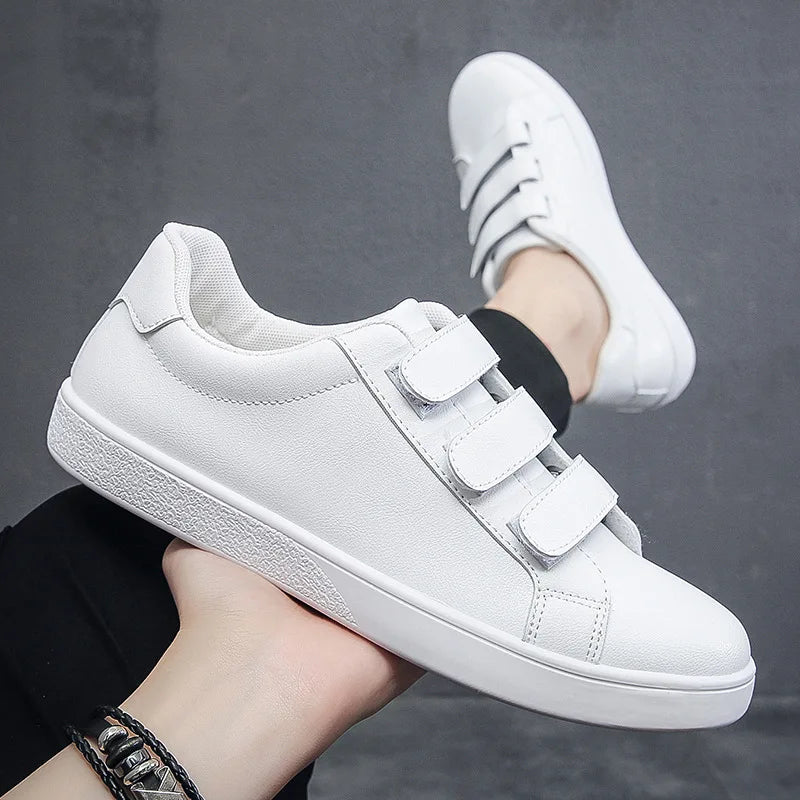 Men White Skateboard Shoes Non Slip Casual Loafers Sneakers TAVEN System LLC