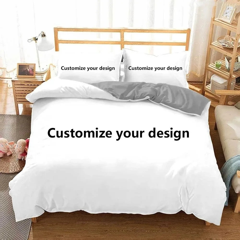 New Custom Bedding Set Customized 3D Printed Duvet Cover Sets with Pillowcase Twin Full Queen King Size POD Dropshipping TAVEN System LLC
