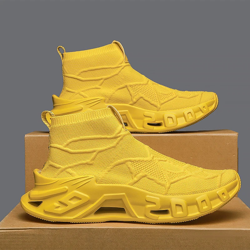 Men's Outdoor Sports Shoes - High-Top Sports Shoes Are Novel and Fashionable, Non-Slip and Durable, Suitable for All Seasons, TAVEN System LLC