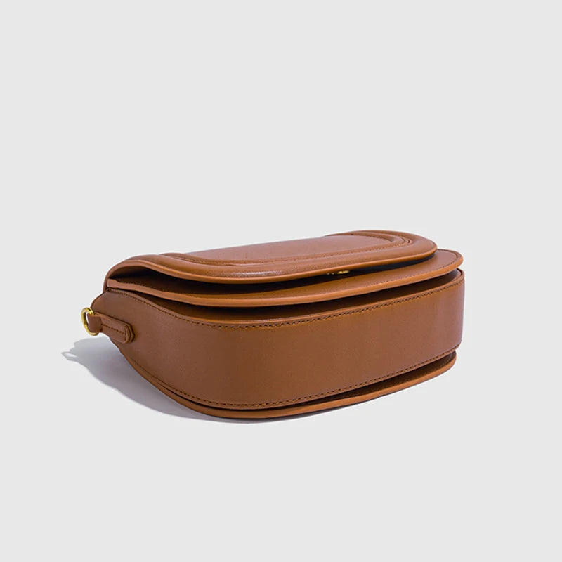 Women Wide Strap PU Shoulder Bag Underarm Baguette Crossbody Bag TAVEN System LLC