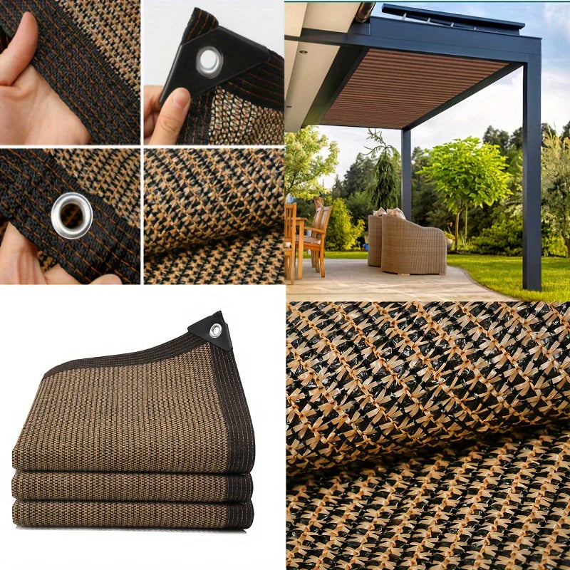 Heavy duty PE shade net privacy screen for patio and garden