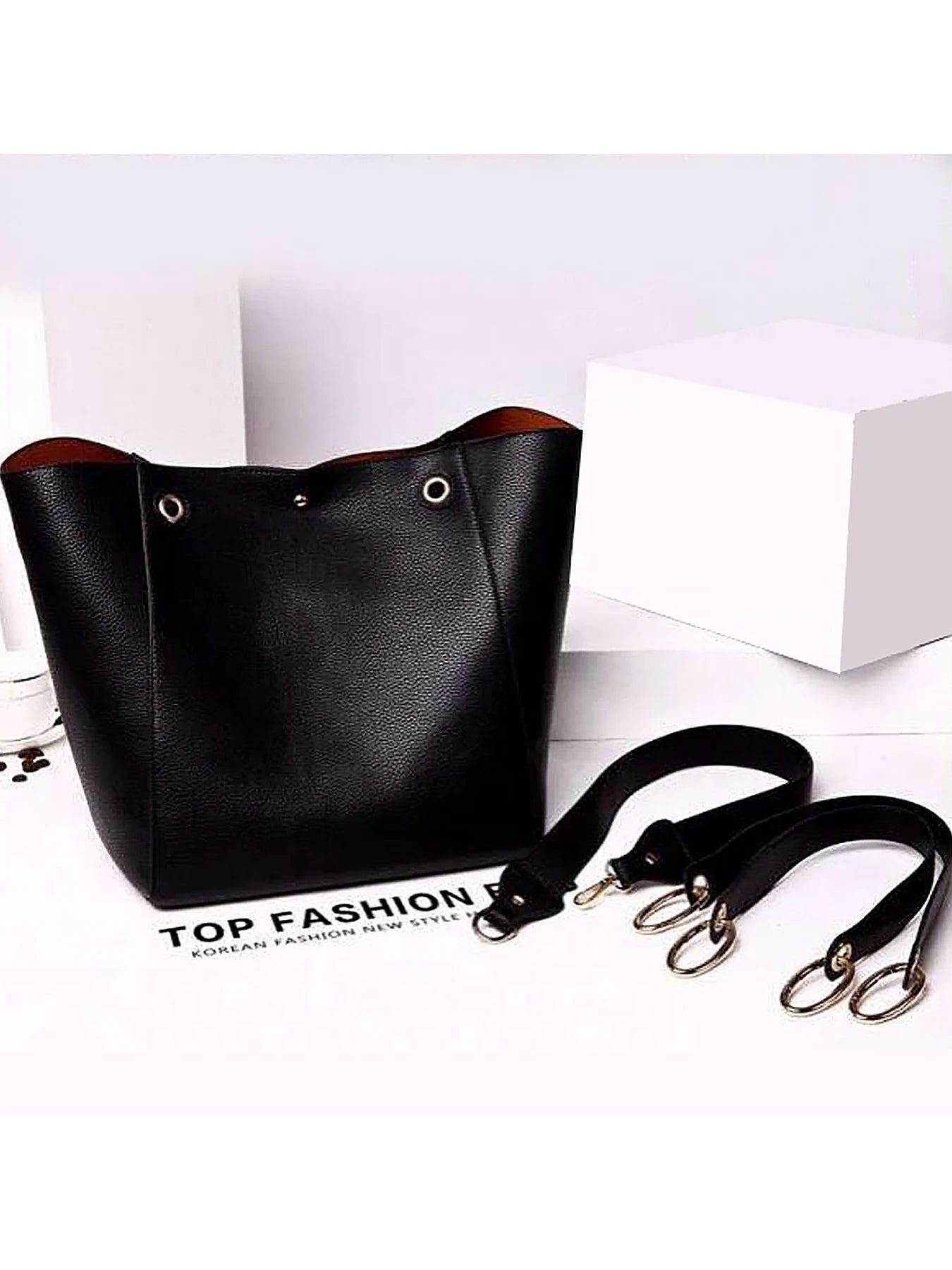 Women PU Leather Large Tote Bag Waterproof Shoulder Work Handbag TAVEN System LLC