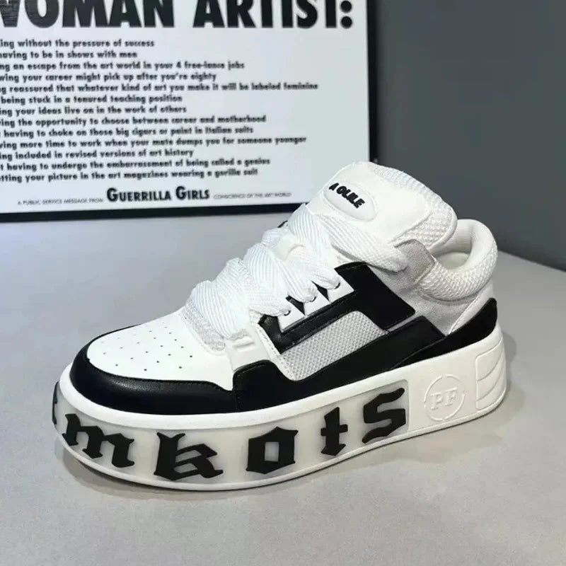 VersatileinsUniqueFashionable Comfortable Casual Shoes Trendy Letter Mens Thick Bottomed Height Increasing Shoes Breathable Rubb TAVEN System LLC