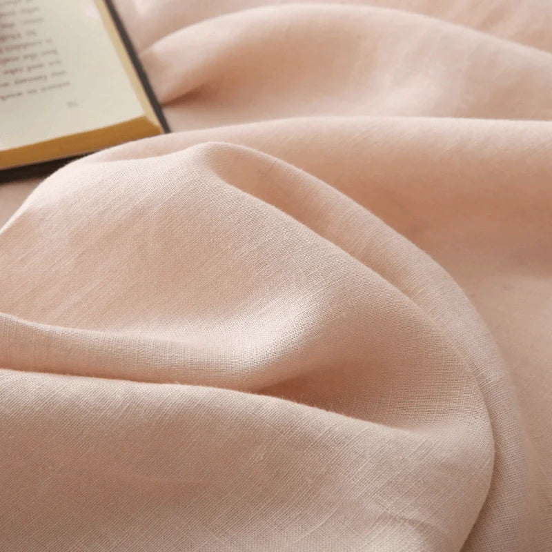 Pure Linen Bed Sheets 100% Stone Washed French Linen Solid Color Breathable and Durable for Hot Sleepers 1 PC Flat Sheet TAVEN System LLC
