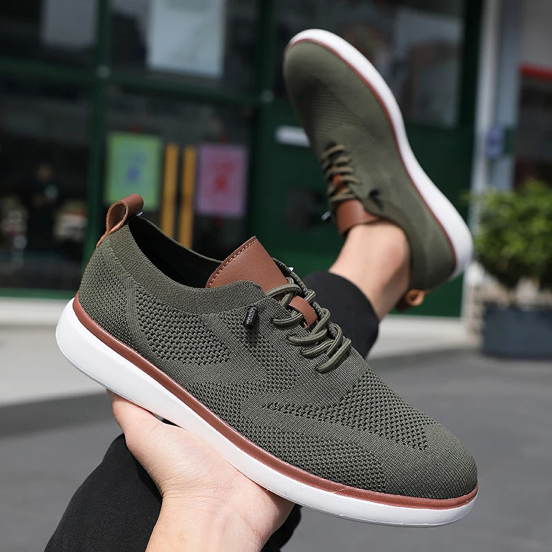 Men Mesh Sliding Shoes Lightweight Anti Slip Sports Sneakers TAVEN System LLC