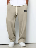 Men Straight Leg Sweatpants Elastic Waist Casual Sports Jogger TAVEN System LLC