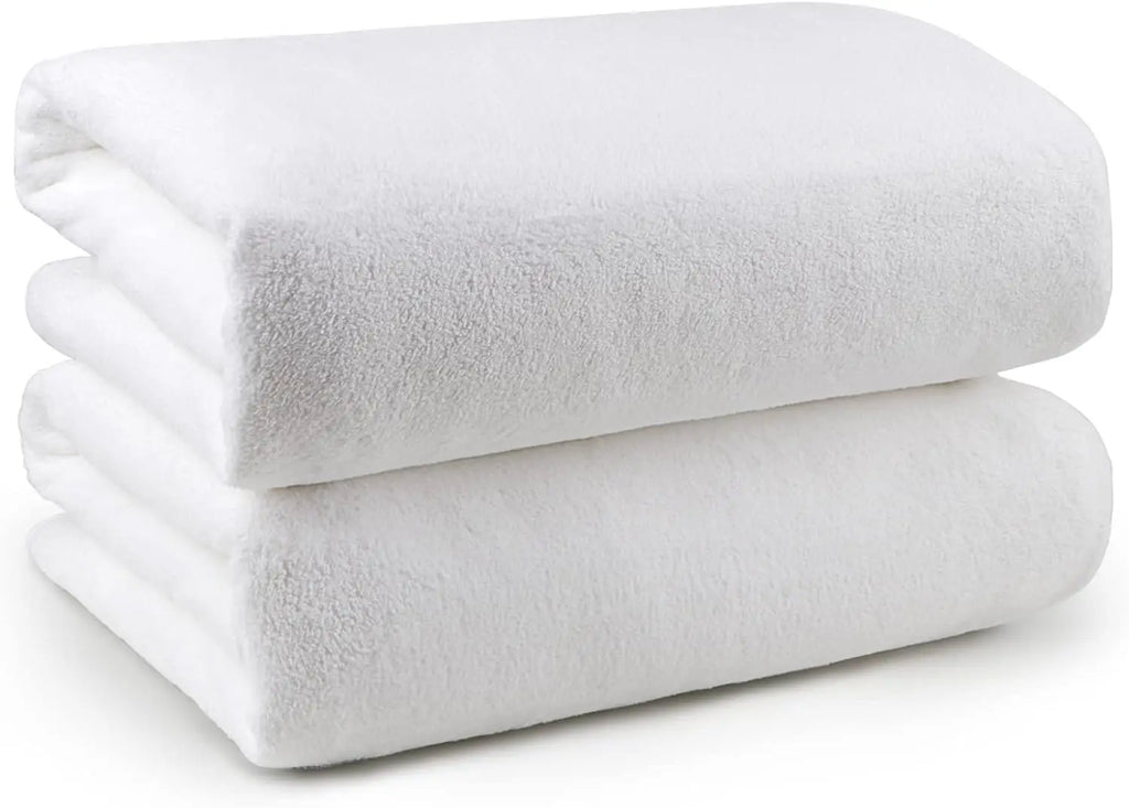 Bath Towels Pack of 2(27'' x 54'') - Soft Feel, Highly Absorbent, Quick Drying Microfiber for Body, Sport, Yoga, SPA, Fitness - TAVEN System LLC