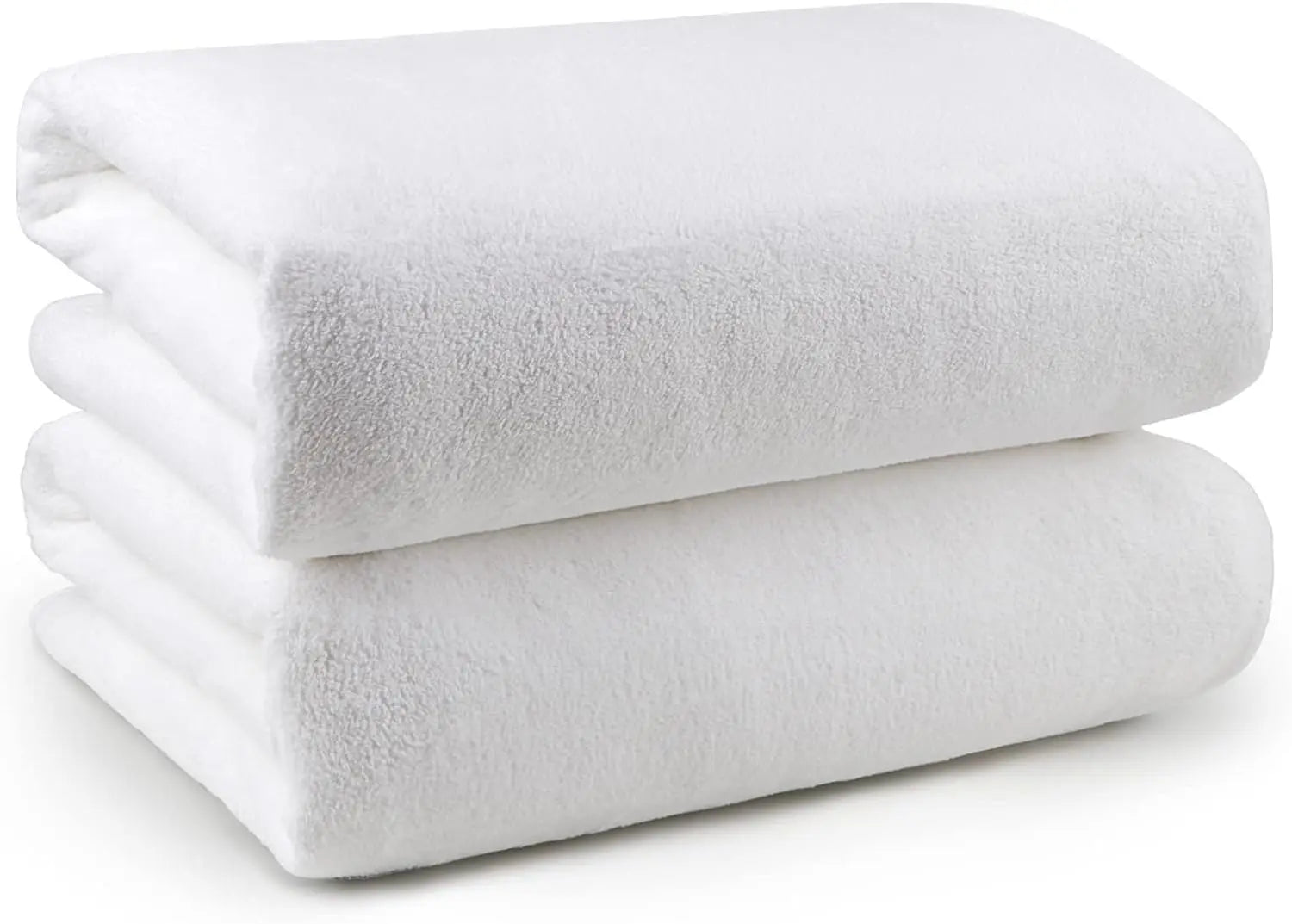 Bath Towels Pack of 2(27'' x 54'') - Soft Feel, Highly Absorbent, Quick Drying Microfiber for Body, Sport, Yoga, SPA, Fitness - TAVEN System LLC