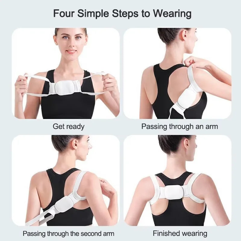Adjustable Posture Corrector Back Support Shoulder Belt Rectify Straighten Correction Spine Corrector Health Postural Fixer Tap TAVEN System LLC
