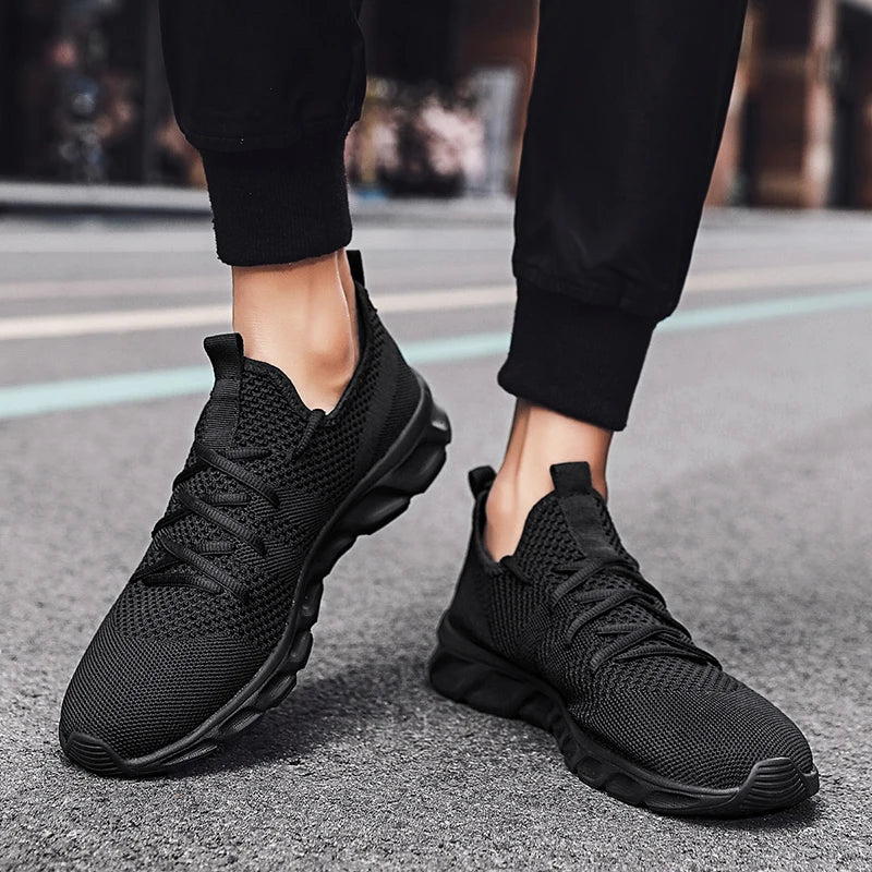 Men Breathable Mesh Running Shoes Lightweight Sports Sneakers TAVEN System LLC