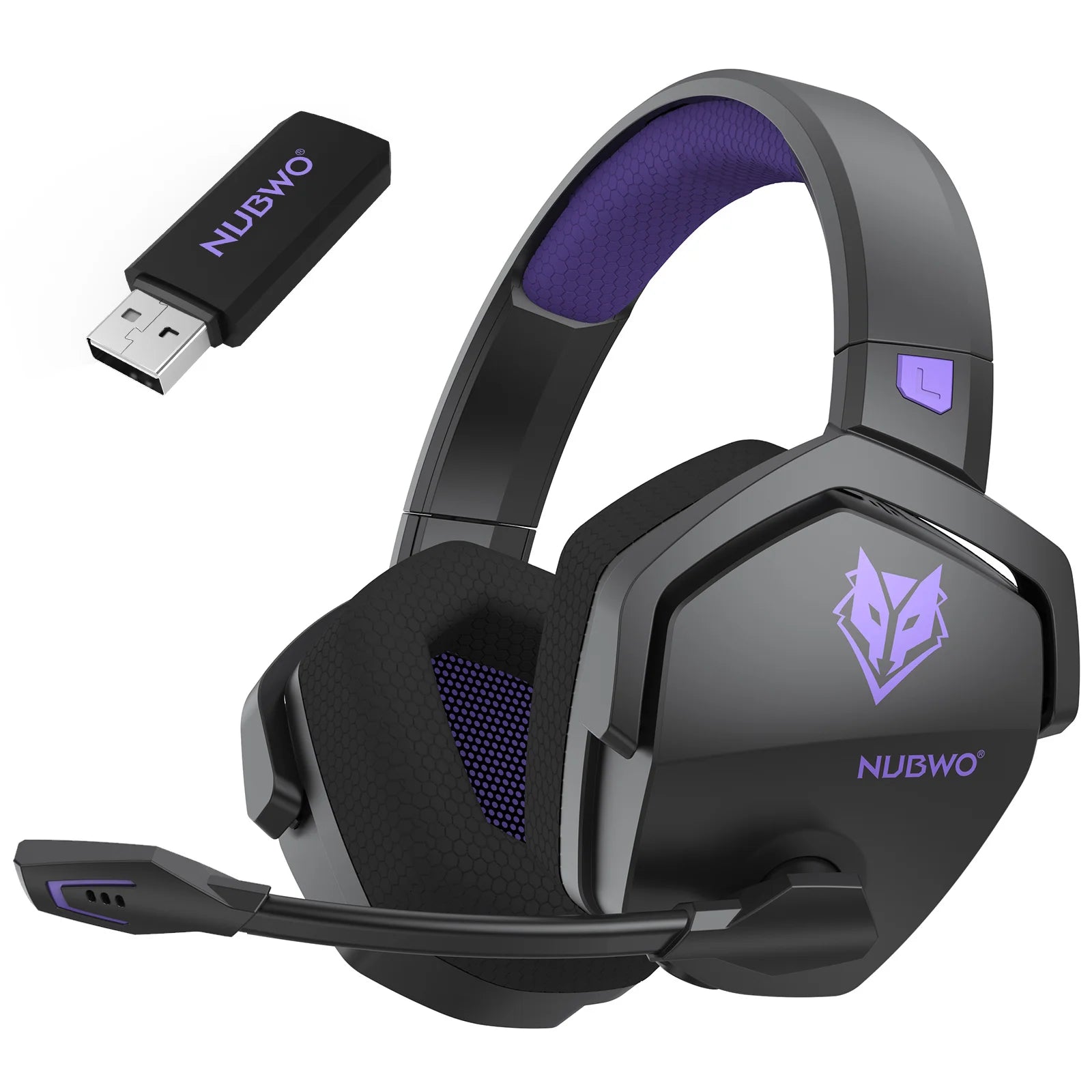NUBWO G06 2.4G Dual Wireless Gaming Headset 5ms Low Latency 7.1 Surround ENC Mic For PC PS4 PS5 Gaming Bluetooth Headphones TAVEN System LLC