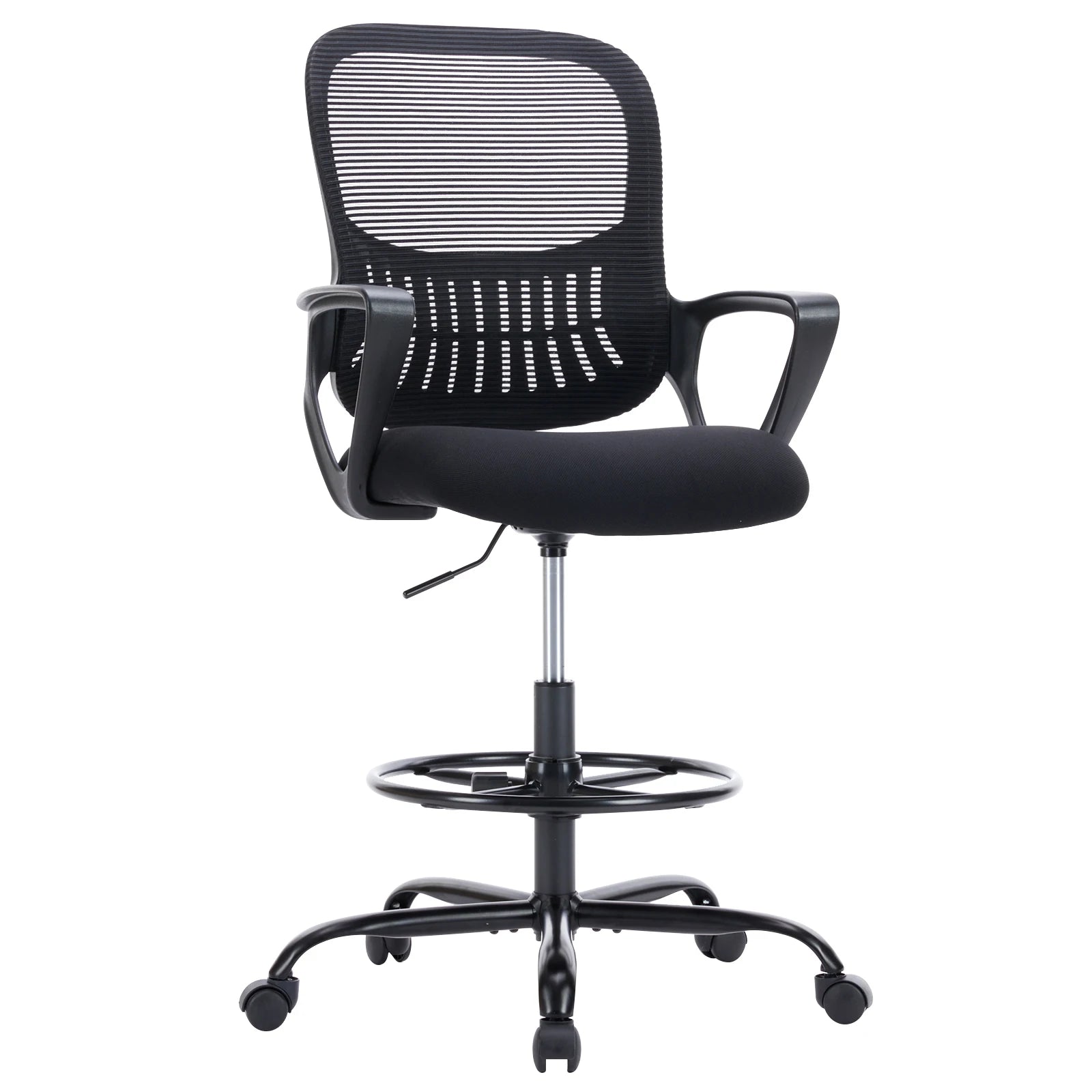 JHK Ergonomic Mesh Office Chair with Flip-Up Arms and Wheels TAVEN System LLC
