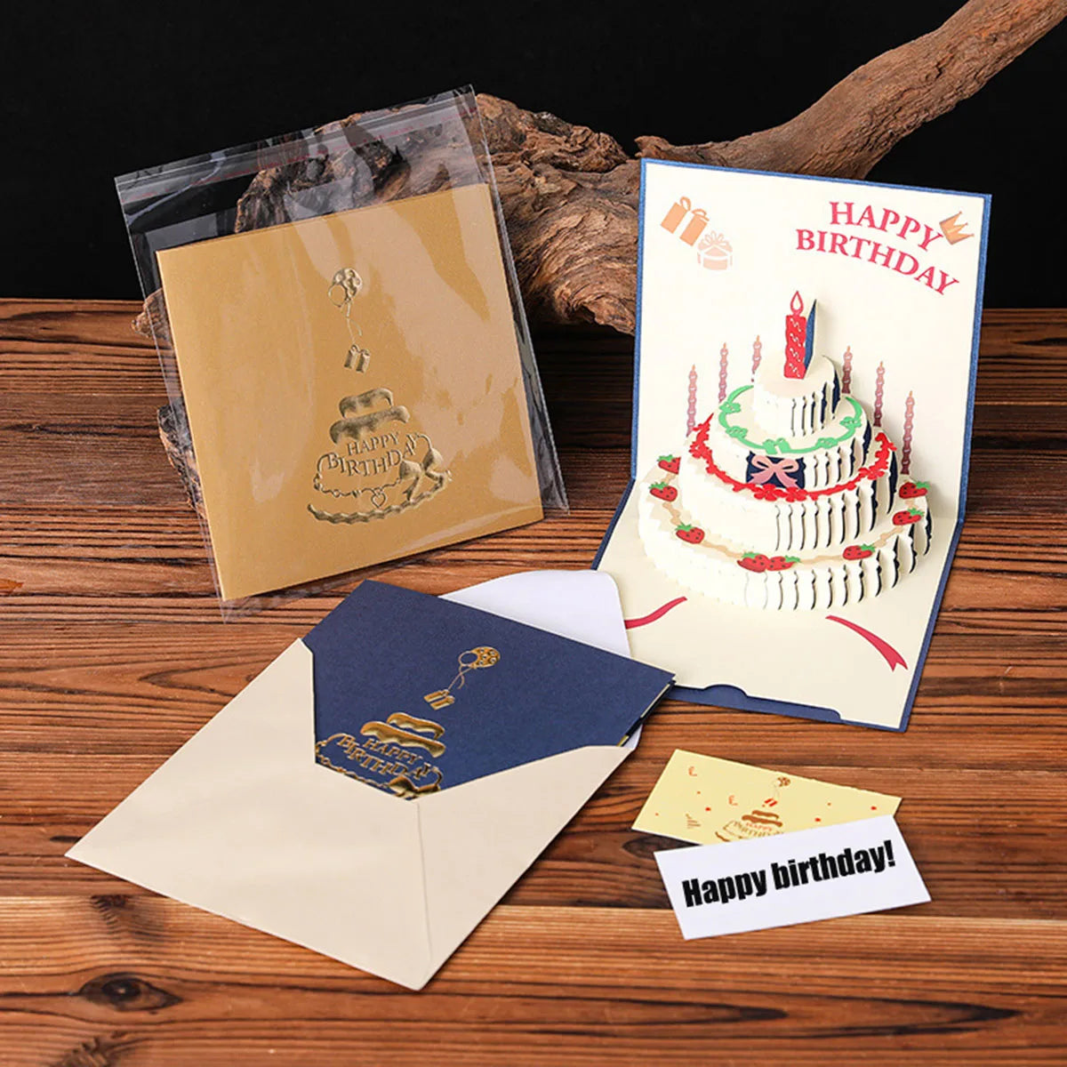 Birthday Greeting Cards 3D Pop Up Gift Card Gift Cards with Envelope Wedding Decorations for Tables TAVEN System LLC