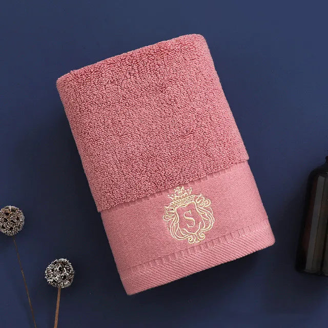1/2/3pcs Bathroom Towels Sets Embroidered Cotton Big Bath Towels 70x140cm and 35x75cm Face Shower Daily Use Towels 수건 세트 Toallas TAVEN System LLC