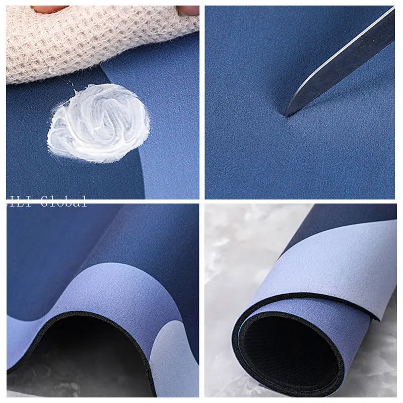Absorbent Bathroom Bath Mat Anti-slip Shower Rug Diatom Ooze Bath Mats Kitchen Entrance Doormats Home Floormat Bathtub Carpet TAVEN System LLC