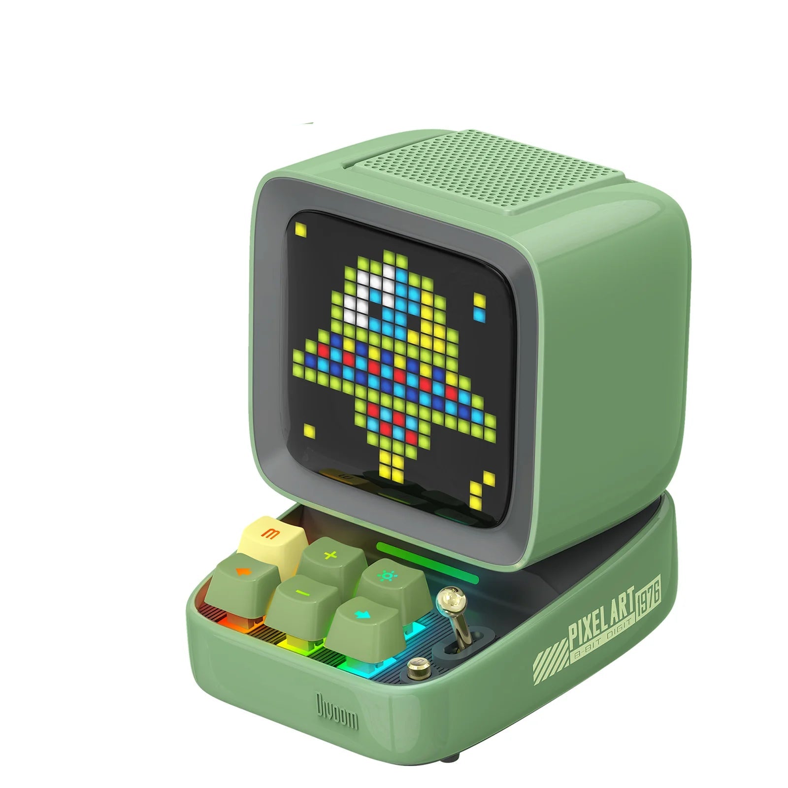 Divoom Ditoo-Pro Retro Pixel Art Bluetooth Portable Speaker Alarm Clock DIY LED Display Board, Cute Gift Home Light Decoration TAVEN System LLC