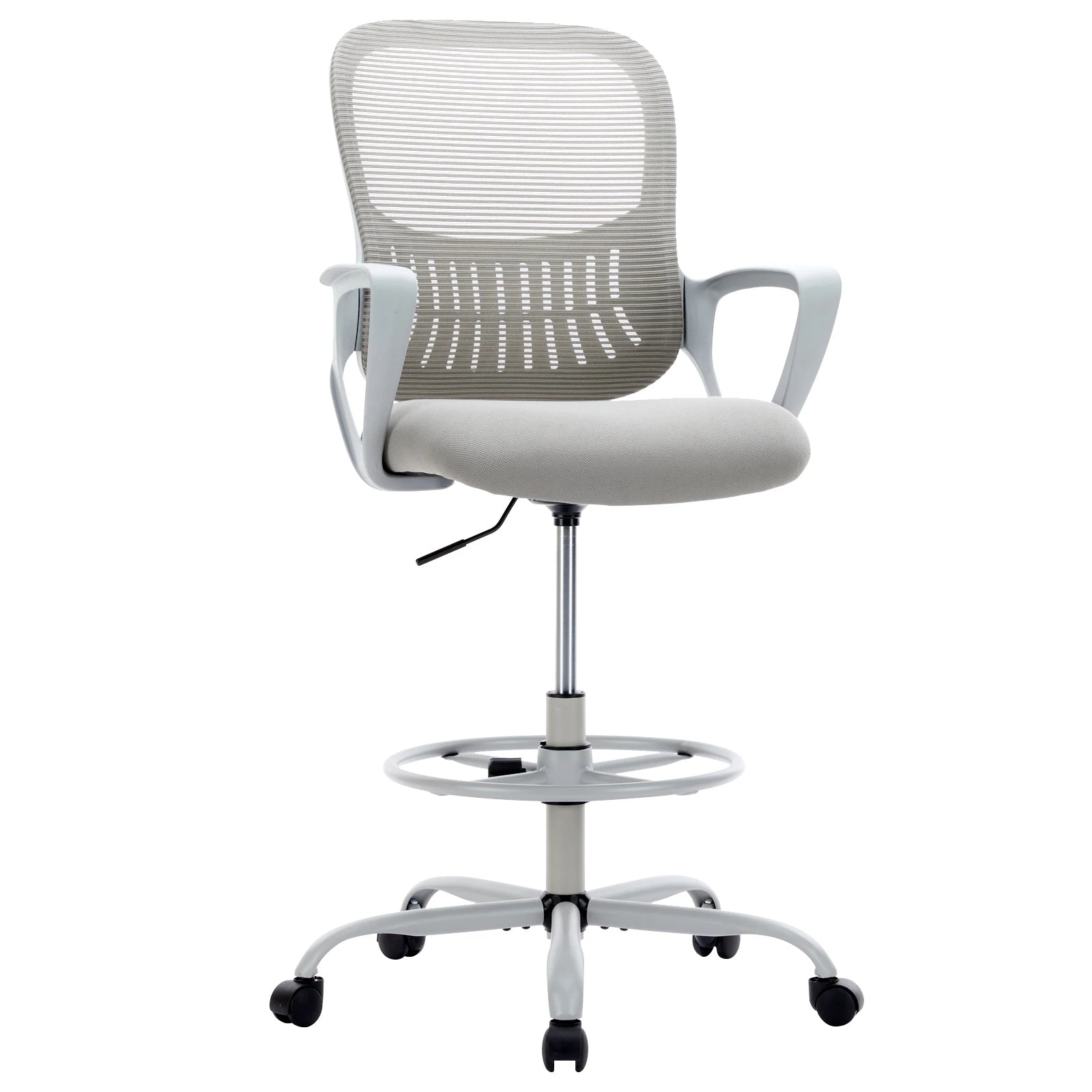 JHK Ergonomic Mesh Office Chair with Flip-Up Arms and Wheels TAVEN System LLC