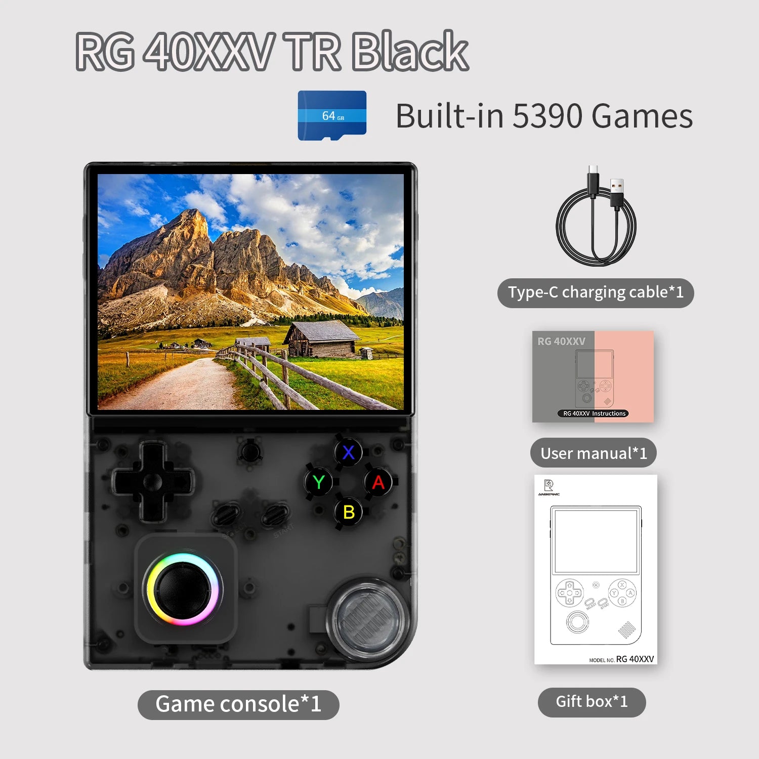 ANBERNIC RG40XXV & RG35XX Plus Retro Handheld Game Console 640*480 IPS Screen Linux 64-bit 5000Games Support WIFI,Bluetooth,HDMI TAVEN System LLC