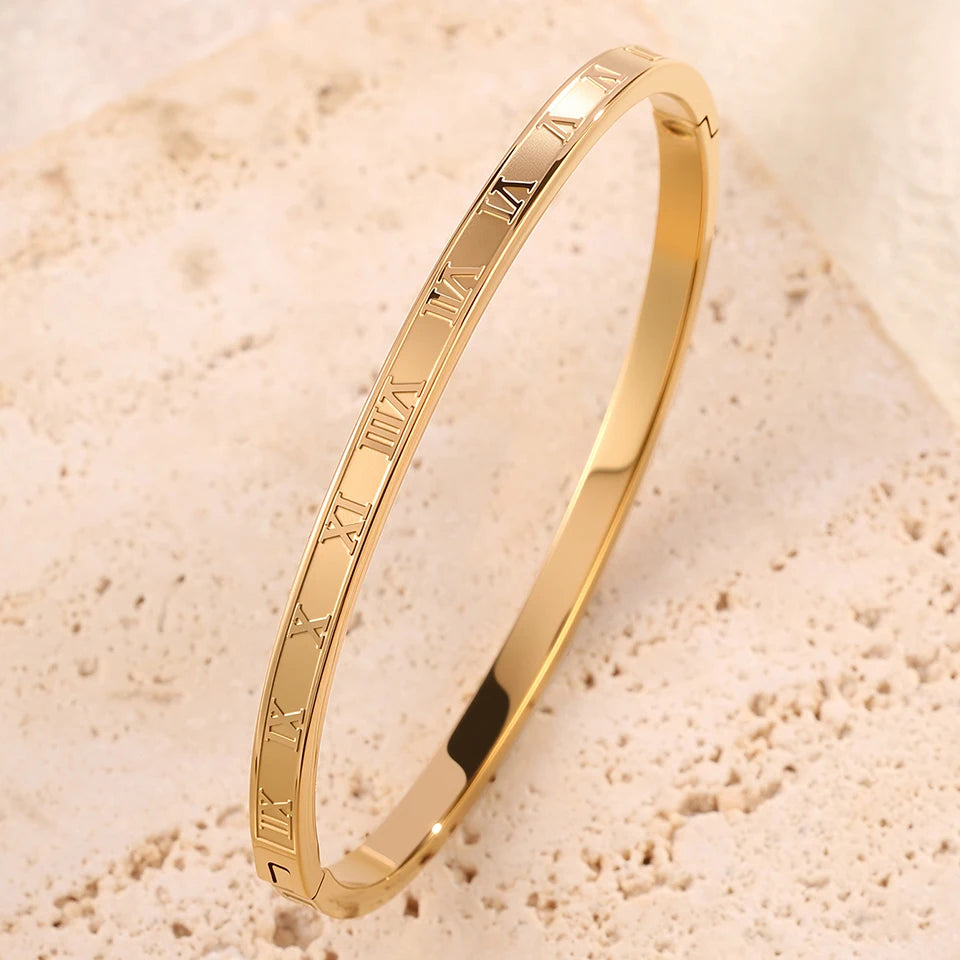 ZAKOL 5/1pcs Sparkling Zirconia Inlaid Stainless Steel Bracelet Set for Women Stackable Bangles Fashion Non Fading Jewelry Gift TAVEN System LLC