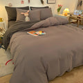 2025 New Solid Color Duvet Cover Double/Queen Size Anti-Mite Durable Comforter Cover Simple Durable (No Pillowcase) TAVEN System LLC