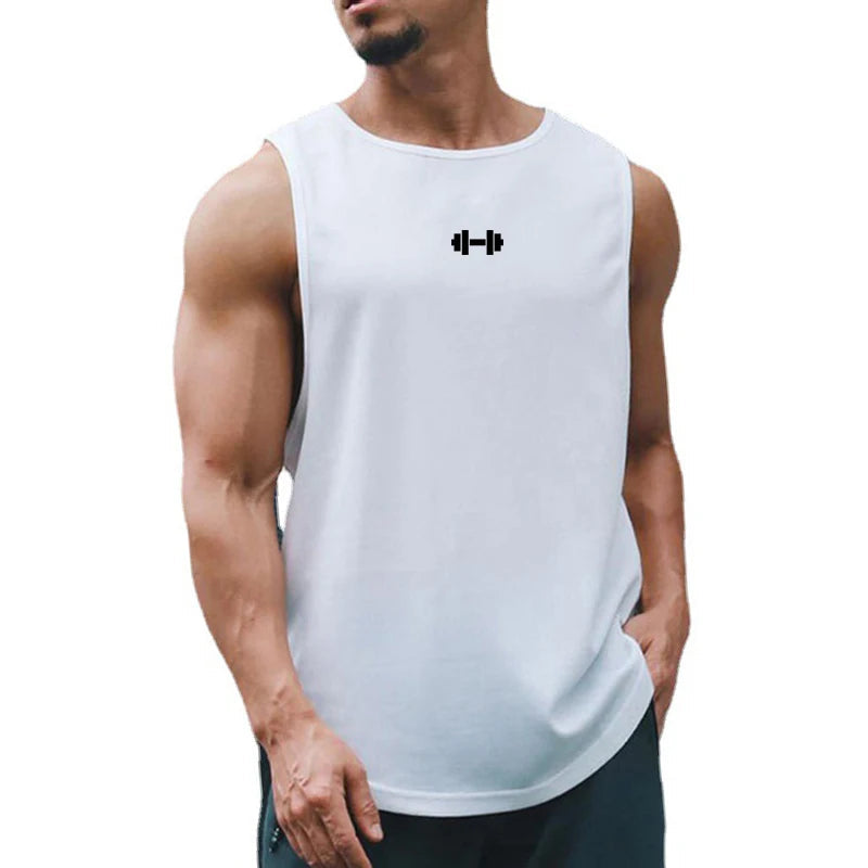 Summer Men's Gym Tank Top Fitness Training Clothing Quick-drying Loose Bodybuilding Sleeveless Shirt Men Fashion Basketball Vest TAVEN System LLC