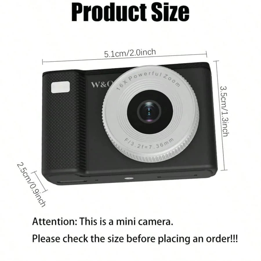 Mini Camera 1080P HD Video Recorder - Keychain Digital Video Camera with 32GB Card and Long Battery Life, Ultra-Portable Mini Camera for Travel/Vlog/Night Shooting, Supports Time-Lapse Shooting, Video Recording TAVEN System LLC