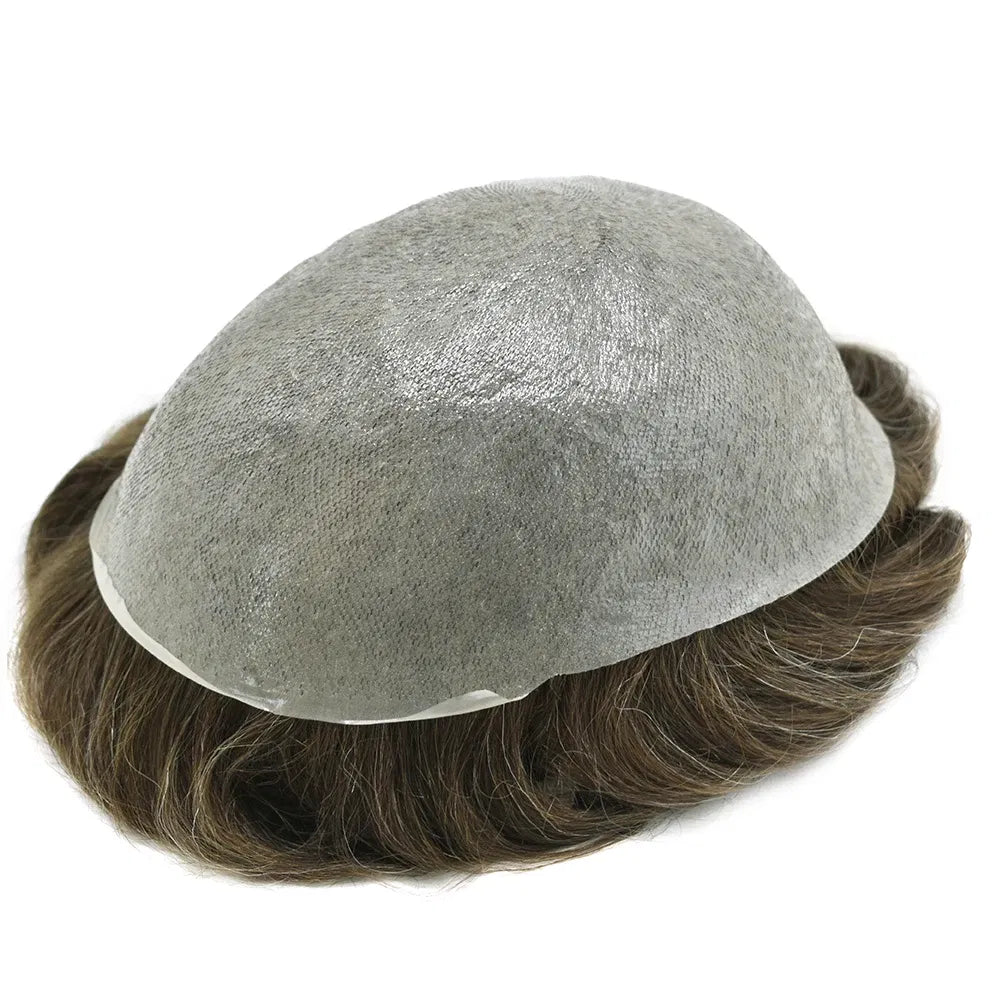 Toupee Color: 1B40#, Toupee Density: 100%, Length: 6 inches, Ships From: CHINA, Toupee Size: 8x10 - Men Toupee Hair Systems Ultra Thin Skin 0.06MM V-LOOP Capillary Prosthesis Invisible Hairline Real Human HairPieces Hair Units Taven