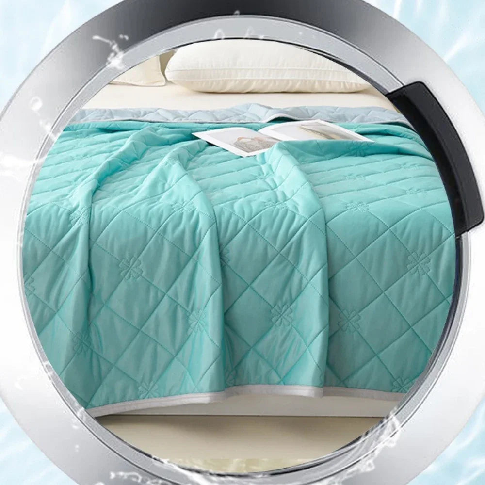 Large Cooling Blanket for SleepersDual-Sided Soft&Lightweight Summer Bedding,100% Polyester Woven Quilted Throw,Machine Washable TAVEN System LLC