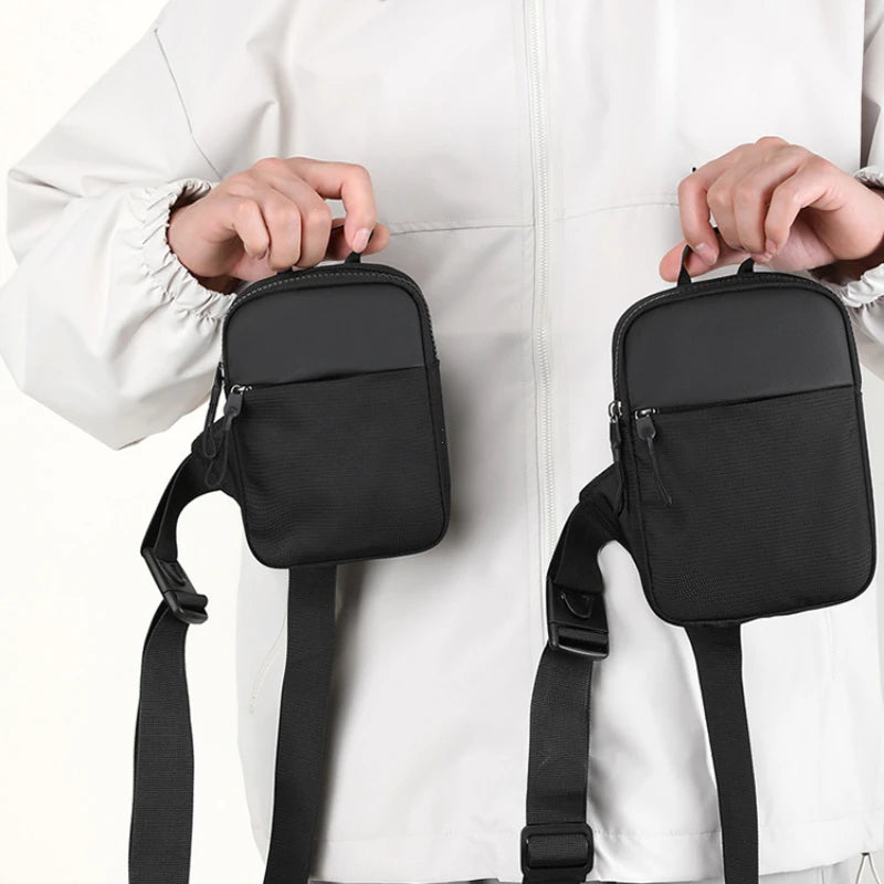 Men Waterproof Sling Bag Oxford Chest Crossbody Travel Shoulder Bag TAVEN System LLC