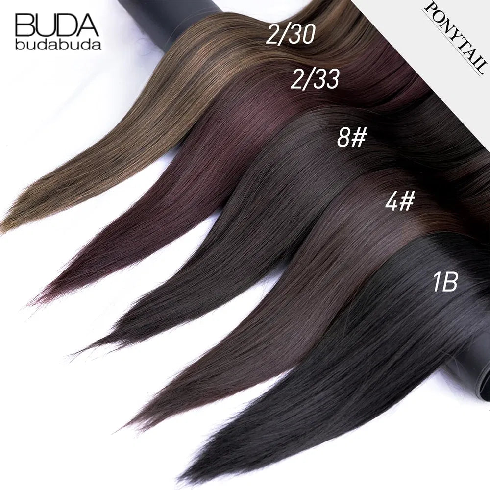 Color: T1B/613, Bulk Buy: 1pc - 22Inch Synthetic Ponytail Hair Extension Long Straight Claw Clip Ponytail Heat Resistant Natural Wave For Women Blonde Hairpiece Taven