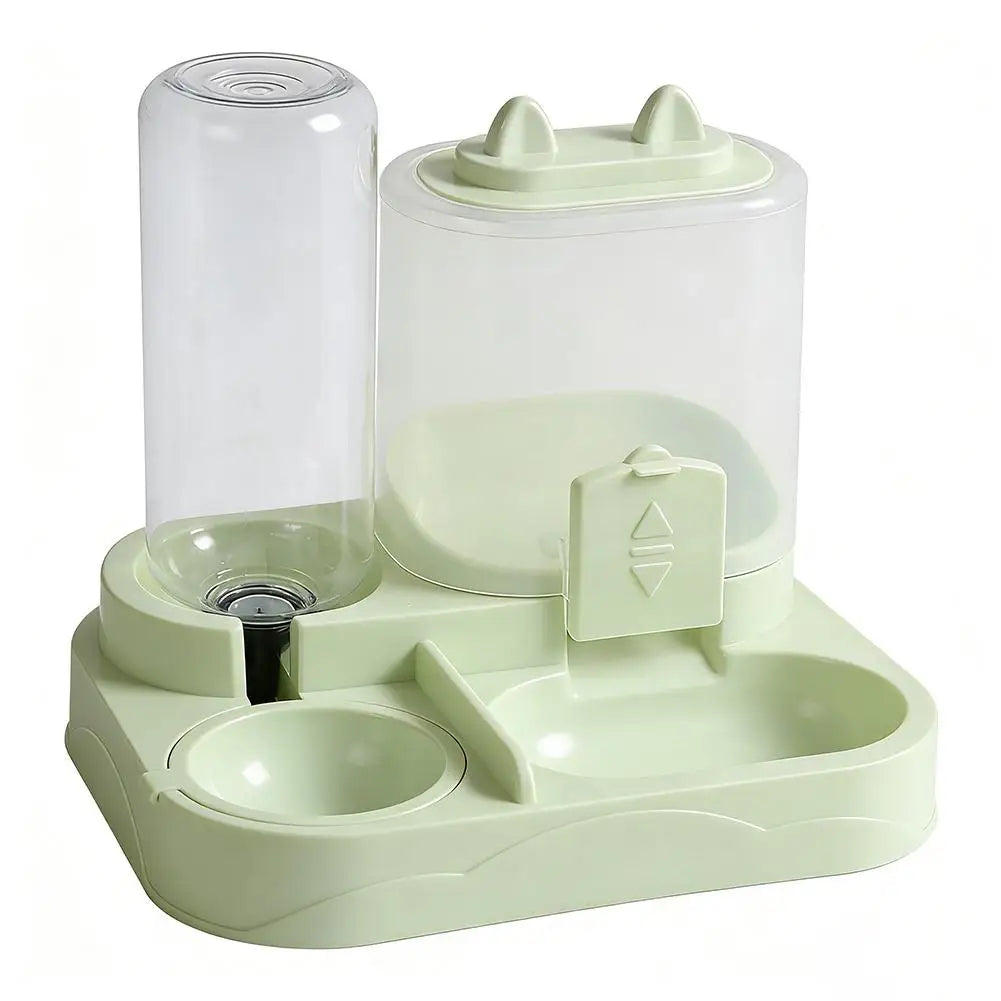 Automatic Cat Feeder And Waterer All-in-One Pet Food Water Dispenser Large Capacity Food Storage Dispenser Pet Supplies TAVEN System LLC