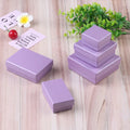 12pcs/ lot Simple Box Earnail Rings Earrings Bracelet Necklace Gray Black Paper Jewellry Display Case Jewelry Organizer Boxes TAVEN System LLC