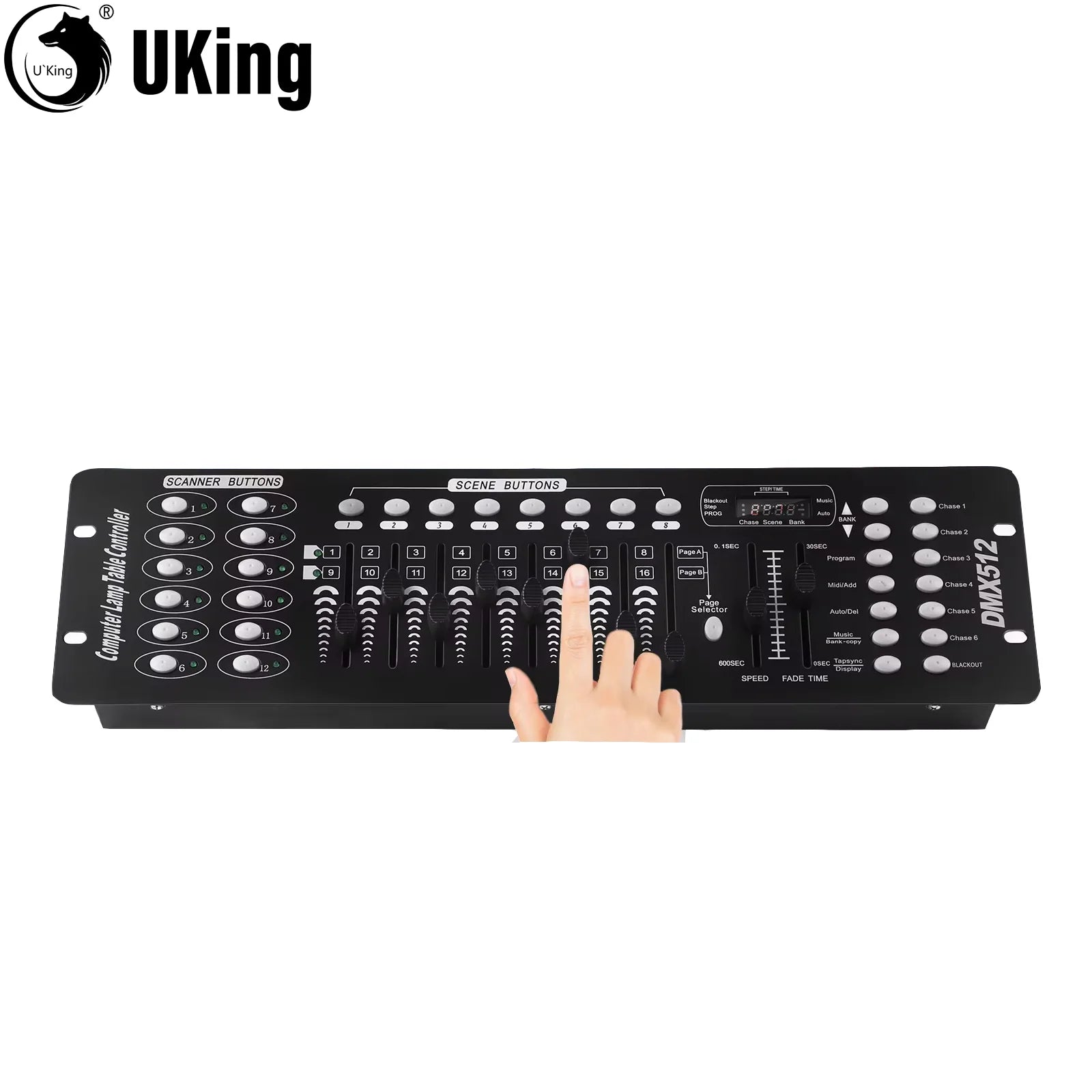 U`King DMX 512 Controller 192 Channel DMX Console Stage Light Console For Party DJ Disco Lights Show Night Club TAVEN System LLC