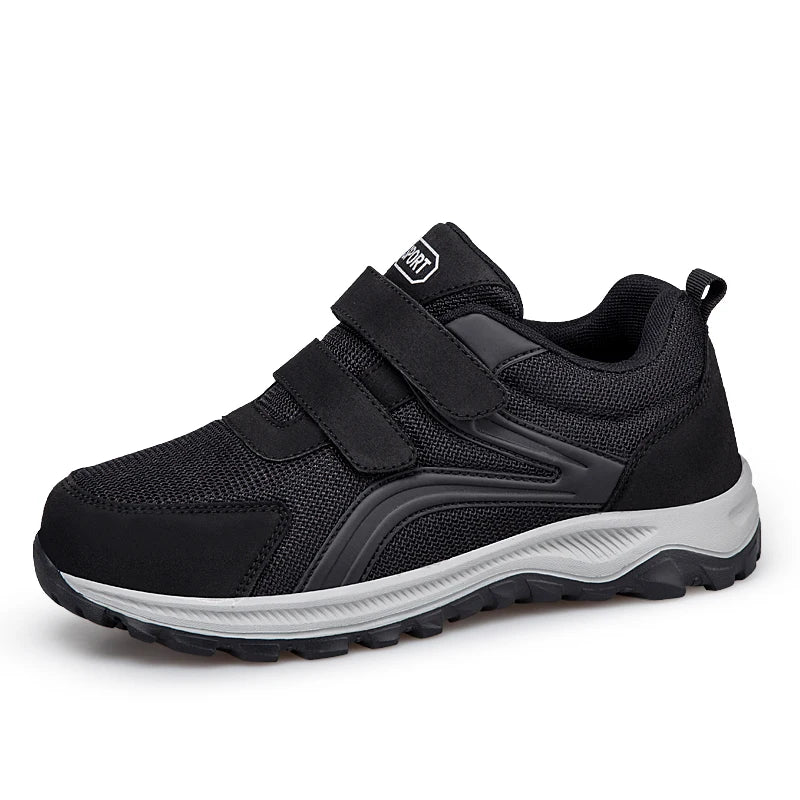 Diabetic Shoes for Men Comfort Walking Shoes for Elderly Swollen Feet Orthopedic Adjustable Double Strap Hook and Loop Sneakers TAVEN System LLC