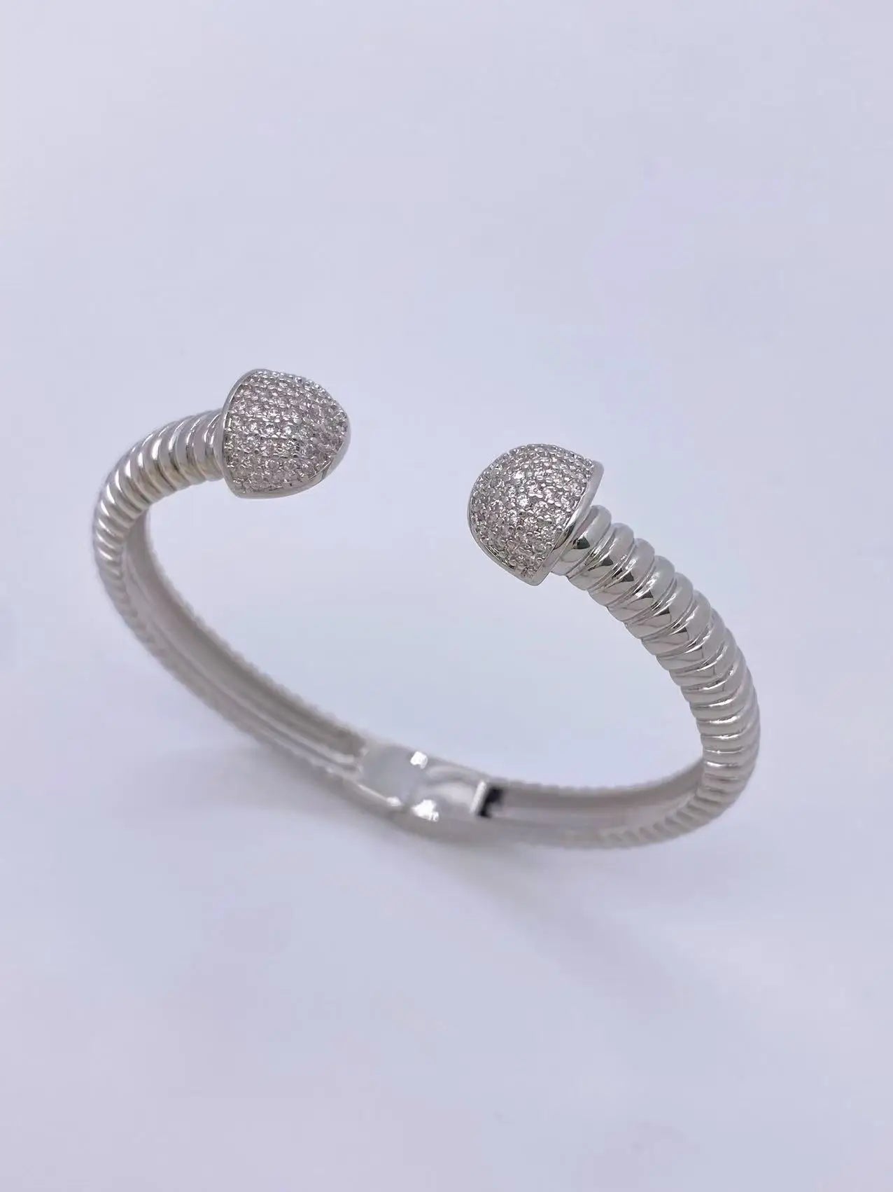 5PCS, Fashion Geometric Bracelet Bangles & Rings Open Design 18k Gold Plated Jewelry Gift For Girls
