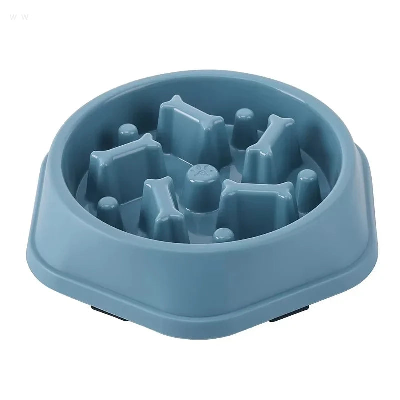 Pet Slow Food Bowl Anti-choking Feeder PP Plastic Dish Bowl Home Dog Eating Plate Anti-gulping Feeding Supplies TAVEN System LLC