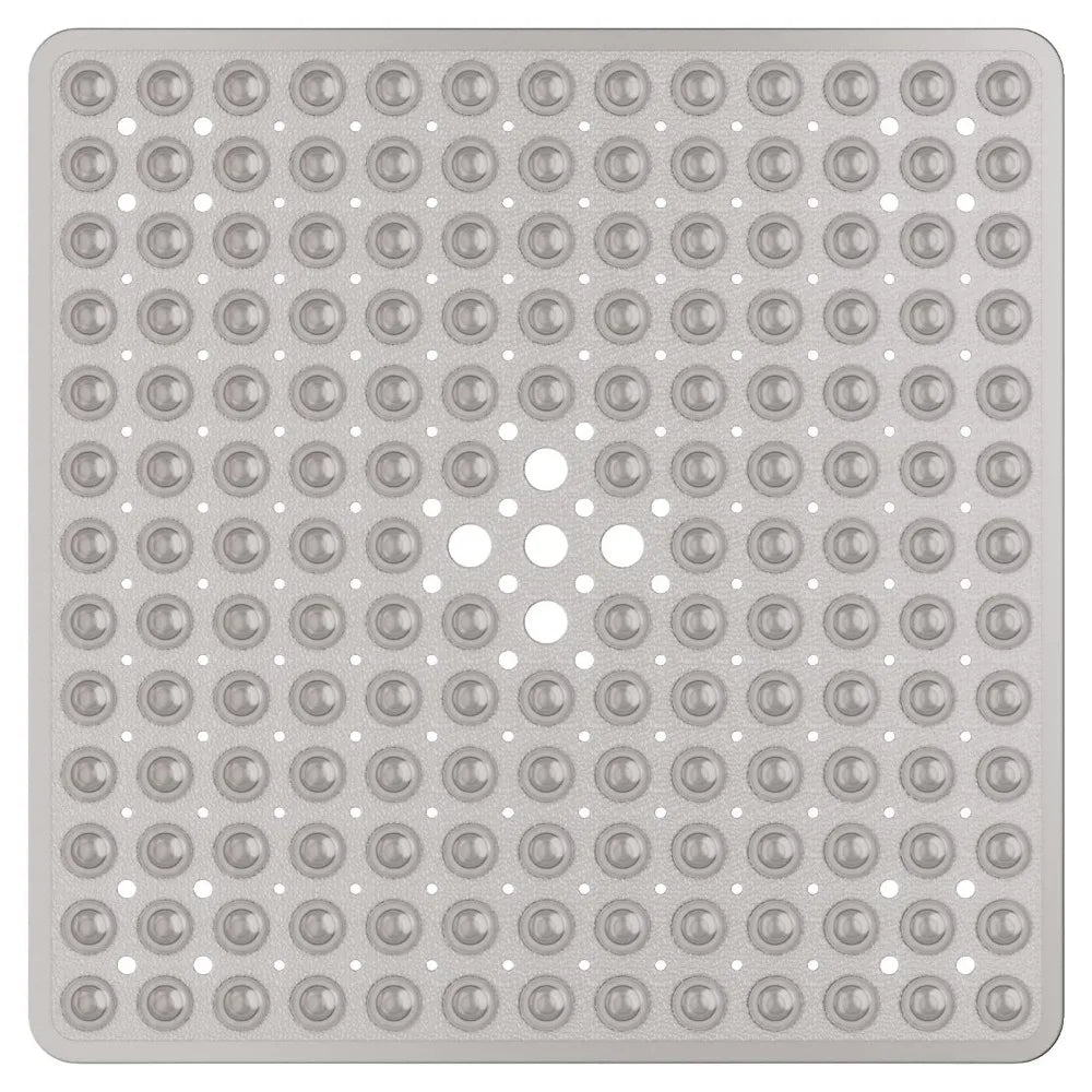 53x53cm Non Slip Shower Mat for Inside Shower Stall Mats for Bathroom Floor, Soft Bath Mat for Bathtubs with Big Suction Cups TAVEN System LLC
