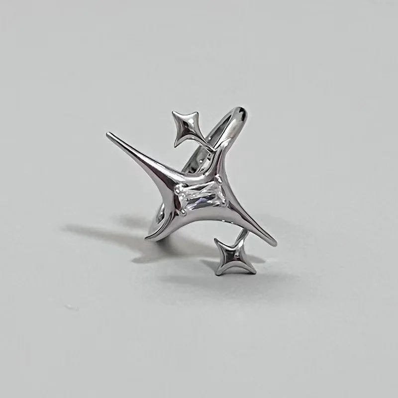 Stainless Steel Open Snake Ring for Women Girls Gothic Punk Adjustable Animal Ring Personality Accessories Fashion Jewelry Gifts TAVEN System LLC